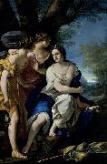 Stefano Torelli Diana and nymphs oil painting